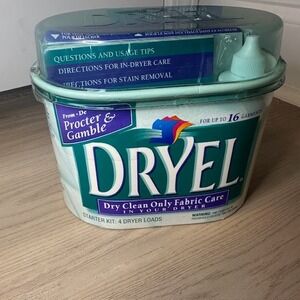 Dryel Dry Clean Only‎ Fabric Care Starter Kit 4 Dryer Loads Up to 16 Garments